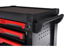 Dielenský vozík na náradie MECHANIC TROLLEY KEVIN 80, 7 zásuviek, 80 ks náradia