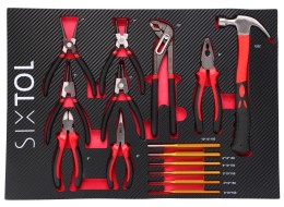 Dielenský vozík na náradie MECHANIC TROLLEY KEVIN RED 274, 7 zásuviek, 274 ks náradia