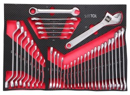 Dielenský vozík na náradie MECHANIC TROLLEY KEVIN RED 326, 7 zásuviek, 326 ks náradia