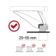 Hliníkový priečny nosník so zámkom ROOF RACK IN 1, 120 cm, nosnosť 90 kg