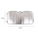 Slnečná clona na predné okno auta CAR SUNSHADE 5, 130 x 60 cm