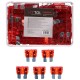 Sada nožových automobilových poistiek MECHANIC FUSE SET 10A, 100 ks
