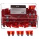 Sada nožových automobilových poistiek MECHANIC FUSE SET 10A, 100 ks