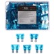 Sada nožových automobilových poistiek MECHANIC FUSE SET 15A, 100 ks