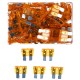 Sada nožových automobilových poistiek MECHANIC FUSE SET 5A, 100 ks