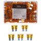 Sada nožových automobilových poistiek MECHANIC FUSE SET 5A, 100 ks