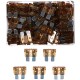 Sada nožových automobilových poistiek MECHANIC FUSE SET 7,5A, 100ks