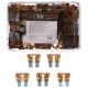 Sada nožových automobilových poistiek MECHANIC FUSE SET 7,5A, 100ks