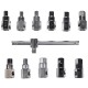 Sada na vypúšťanie oleja MECHANIC OIL DRAIN SET 12, Hex + štvorhran, 12ks