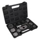 Stlačovač brzdových piestov MECHANIC BRAKE SET BLACK 12, sada 12 ks