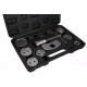 Stlačovač brzdových piestov MECHANIC BRAKE SET BLACK 12, sada 12 ks