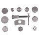 Stlačovač brzdových piestov MECHANIC BRAKE SET BLACK 12, sada 12 ks