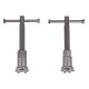 Stlačovač brzdových piestov MECHANIC BRAKE SET BLACK 18, sada 18 ks