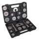 Stlačovač brzdových piestov MECHANIC BRAKE SET BLACK 22, sada 22 ks