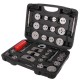 Stláčač brzdových piestov MECHANIC BRAKE SET BLACK 35, sada 35 ks