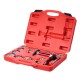 Pneumatický stláčač brzdových piestov MECHANIC BRAKE SET PNEU 16, sada 16 ks