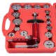 Pneumatický stláčač brzdových piestov MECHANIC BRAKE SET PNEU 16, sada 16 ks
