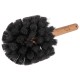 Guľatý kartáč na čistenie rámu bicykla alebo motorky CAR DETAILING WOOD BRUSH 1