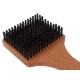 Plochý kartáč na čistenie plášťa pneumatik bicykla CAR DETAILING WOOD BRUSH 4