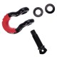 Offroadový tŕmen s gumeným chráničom CAR SHACKLE 1, nosnosť 4,75 t
