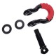 Offroadový tŕmen s gumeným chráničom CAR SHACKLE 1, nosnosť 4,75 t