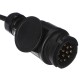 Prepojovací špirálový kábel zástrčky ťažného zariadenia TRAILER CABLE 4, 13-13pin, 3 m