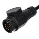 Predĺžovací 13pinový kábel - závesná zásuvka + zástrčka TRAILER CABLE 8, 12V, 5m