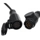 Predĺžovací 13pinový kábel - závesná zásuvka + zástrčka TRAILER CABLE 8, 12V, 5m