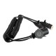 Prepojovací špirálový adaptér z 15pin na 2×7pin zástrčku (S+N) TRAILER CABLE 9, 24V, 3,5m