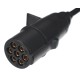 Prepojovací špirálový kábel 7pin typ N TRAILER CABLE 11, plastová zástrčka, 24V, 3,5 m