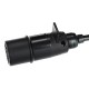Prepojovací špirálový kábel 7pin typ N TRAILER CABLE 11, plastová zástrčka, 24V, 3,5 m