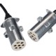 Prepojovací špirálový kábel 7pin typ S TRAILER CABLE 12, kovová zástrčka, 24V, 3,5 m