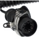 Prepojovací špirálový EBS kábel 7pin TRAILER CABLE 14, 24V, 3,5 m