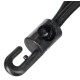 Sada upínacích gúm s plastovým hákom CARGO CORD SET 2, 20 cm, 10 ks