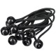 Sada upínacích gúm s guličkou CARGO CORD SET 3, 15 cm, 10 ks