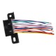 Zásuvka OBD-II s 16 pinmi ukončená 10 cm prepojovacími káblami MECHANIC CABLE 25