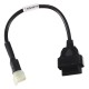 OBD-II redukcia 6-pin pre moto Kawasaki MECHANIC CABLE 17