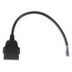 OBD-II predlžovací kábel samica s 16 pinmi zakončený 30 cm káblami MECHANIC CABLE 27