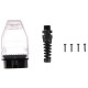 Zástrčka OBD-II s 16 pinmi pre montáž vlastného kábla MECHANIC CABLE 30, transparentná