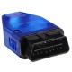 Zástrčka OBD-II s 16 pinmi pre montáž vlastného kábla MECHANIC CABLE 31, modrá