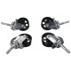 Pojazdné kolieska pre zdvihák prevodovky SX TRANSMISSION JACK 0,5T, 4 ks - náhradná súčiastka