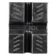 Gumená podložka pre skladací podstavec pod auto MECHANIC CAR STAND, 83x62x40 mm