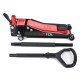 Pojazdný hydraulický zdvihák heavy-duty 3T nízkoprofilový, s pedálom SX JACK PEDAL 3T BLACK