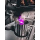 Aroma difuzér Car Flame do auta čierny 100 ml, USB-C, do držiaka na pitie