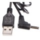 Náhradný napájací USB kábel DC jack 3,5x1,35 mm, pre difuzéry Flower a Ball