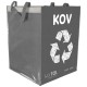 Tašky na triedený odpad SORT EASY 4 METAL, 30x30x40 cm, 4x36 l, 4 ks