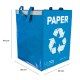 Tašky na triedený odpad SORT EASY 3 BASIC EN, 30x30x40 cm, 3 x 36 l, 3 ks