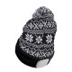 Čiapka s čelovkou 180 lm, dobíjateľná, USB, univerzálna veľkosť, bavlna/PE, zimná čierna