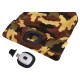 Čiapka s čelovkou 180 lm, dobíjacia, USB, univerzálna veľkosť, bavlna/PE, maskáčová