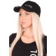 Šiltovka s LED svetlom B-CAP 25 lm, nabíjateľná, USB, univerzálna veľkosť, čierna